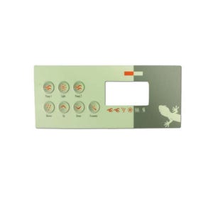7 Button Gecko TSC Series Keypad Overlay 9916-100331