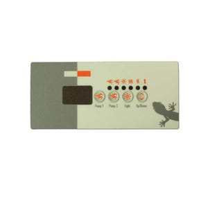 4 Button Gecko TSC Series Keypad Overlay 9916-100240