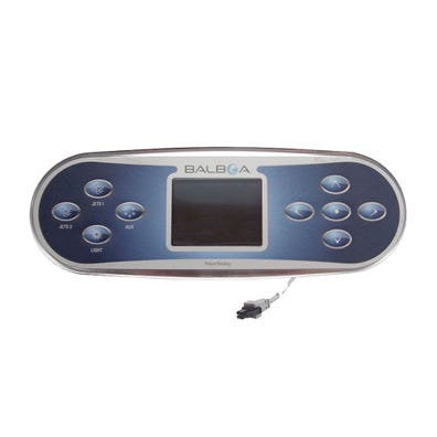 TP800 Electronic Keypad 9-Button, LCD, Jets1-Jets2-Light-Aux, 4 pin molex